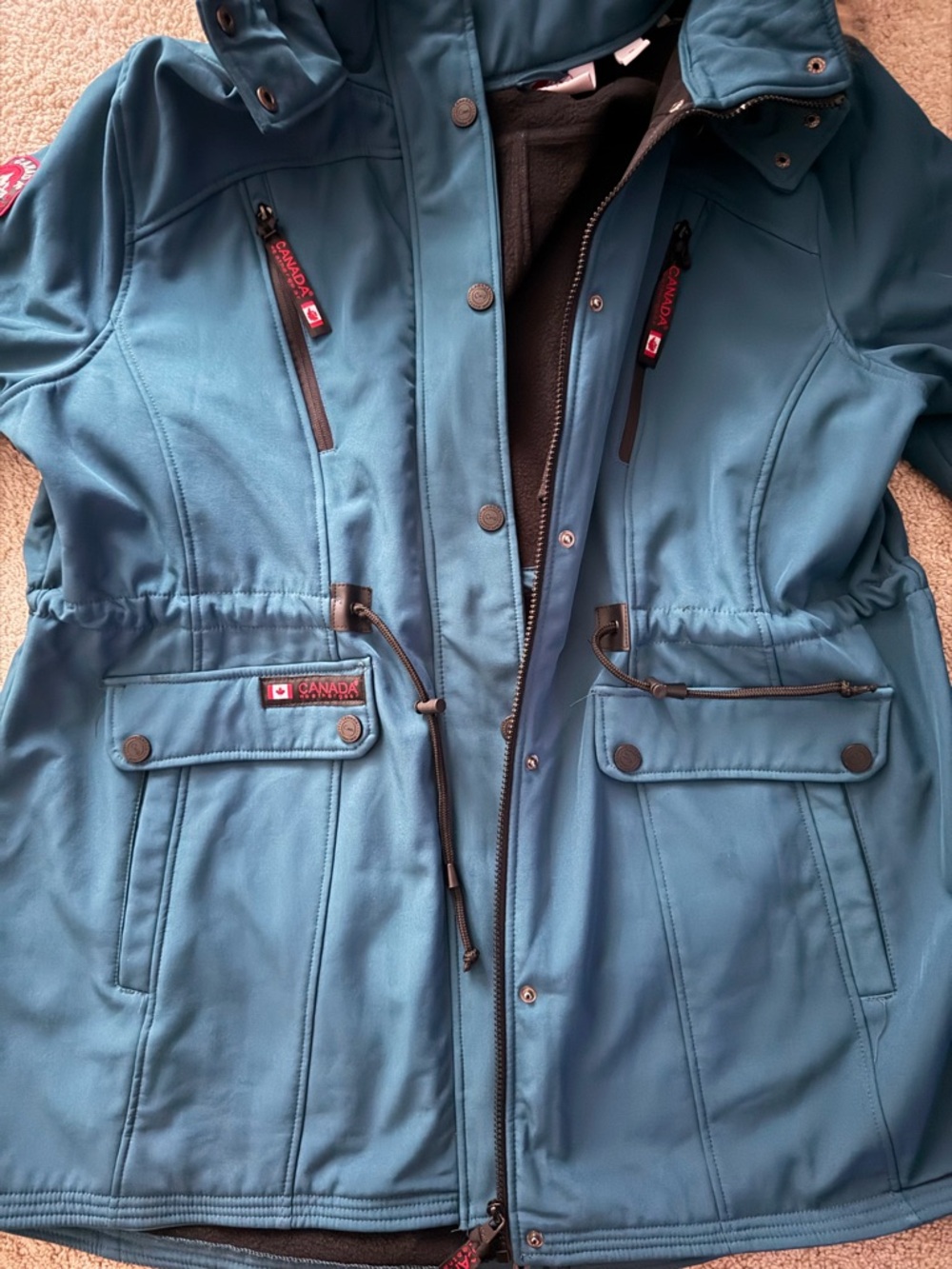 Canada Weathergear Women's Teal Ski Jacket - Picture 7 of 13
